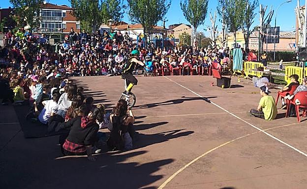 Imagen de una de las actuaciones de este viernes en Villaquilambre.