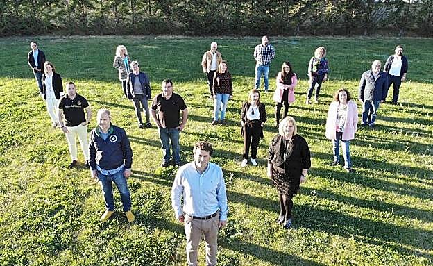 Imagen de la candidatura presentada por el PP de Villaquilambre.