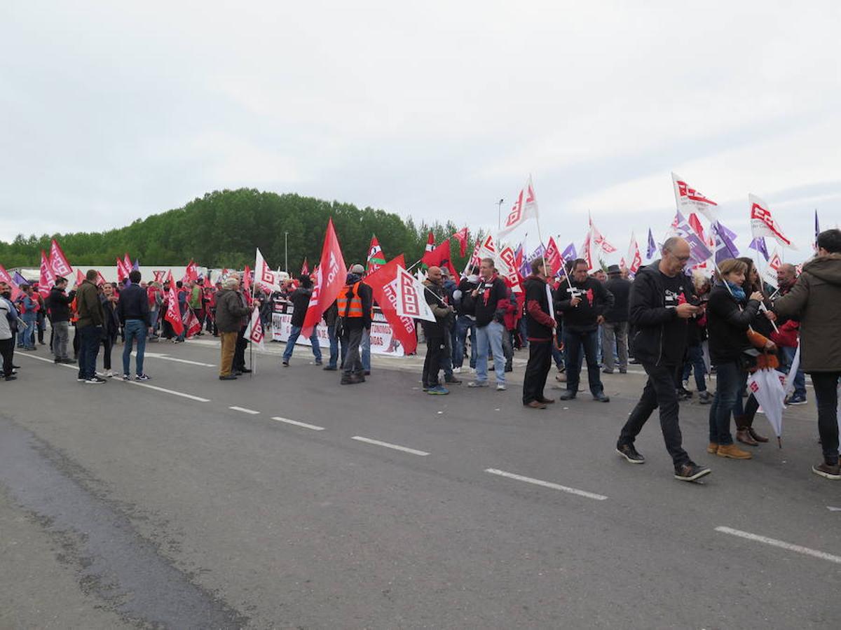 Fotos: Manifestación en Embutidos Rodríguez