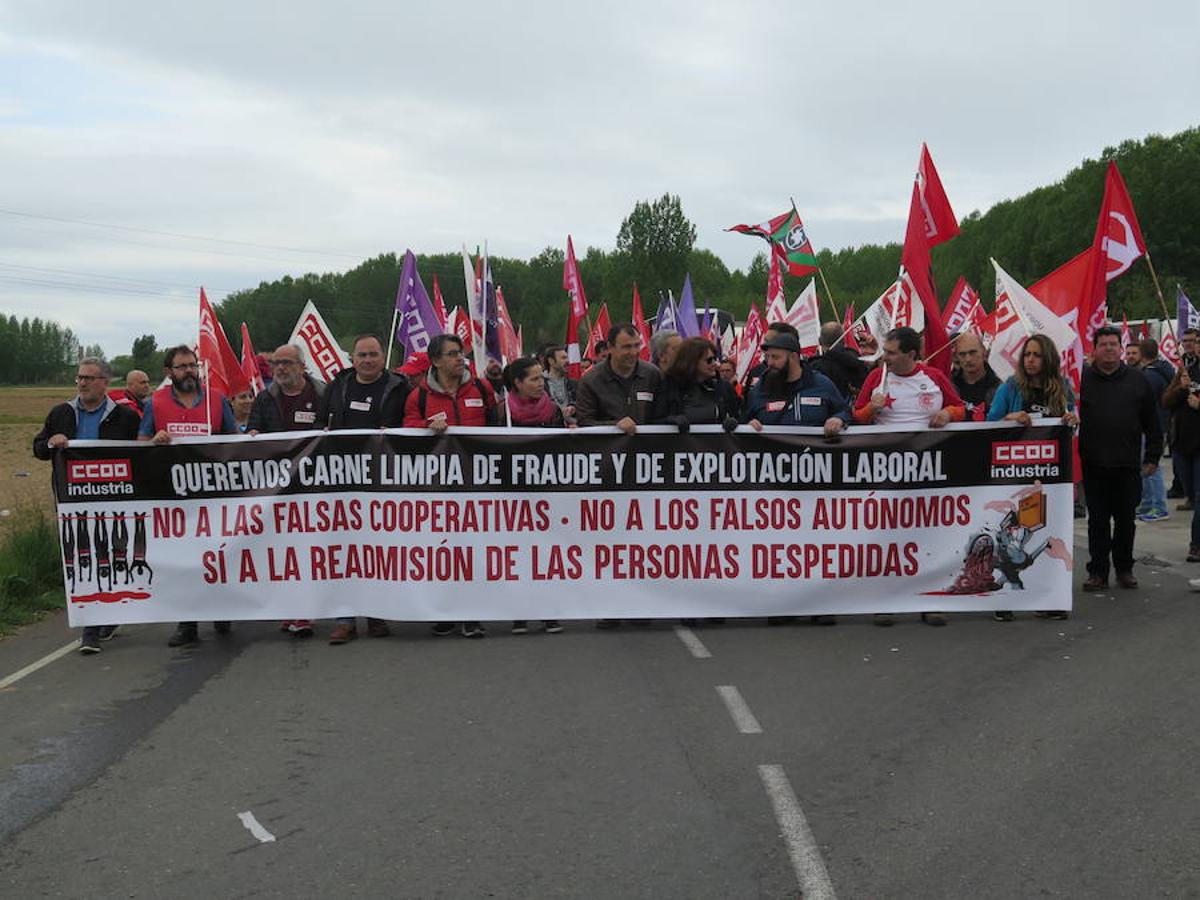 Fotos: Manifestación en Embutidos Rodríguez