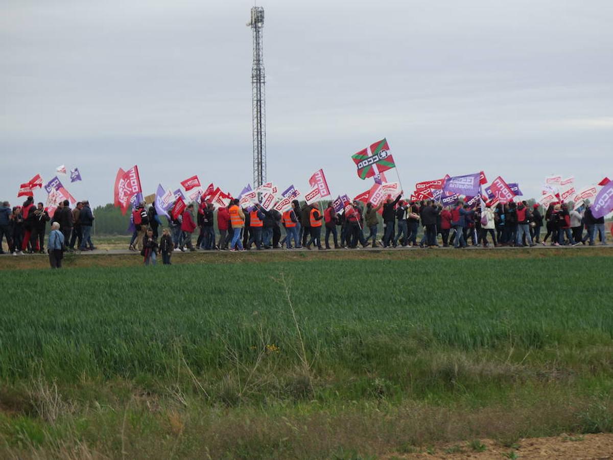 Fotos: Manifestación en Embutidos Rodríguez