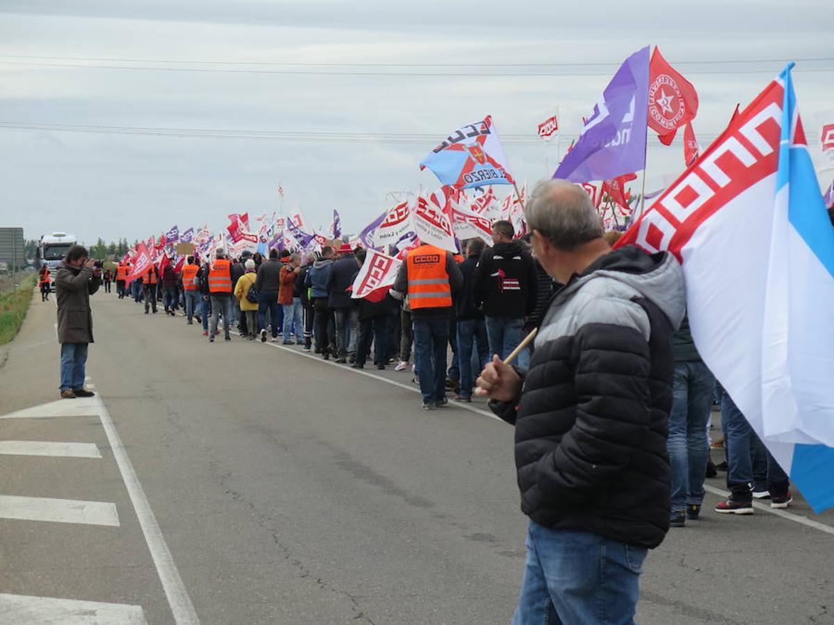 Fotos: Manifestación en Embutidos Rodríguez