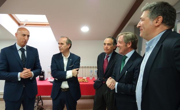 José Antonio Diez, en su encuentro con las asociaciones empresariales de León.