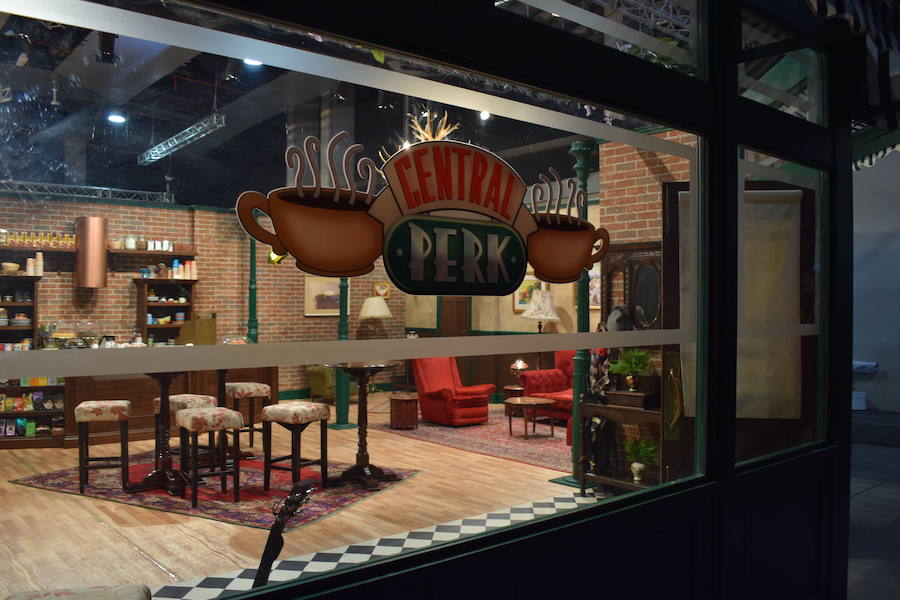 La cafetería de ‘Central Perk’, desde una de las ventanas.