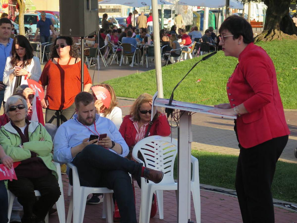 Fotos: Mitin de Luis Tudanca en Trobajo del Camino