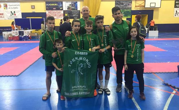 Éxito leonés en el Campeonato de Castilla y León de Taekwondo de La Robla