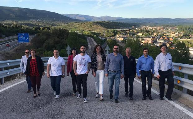 Miembros de la candidatura de Ciudadanos en Congosto.