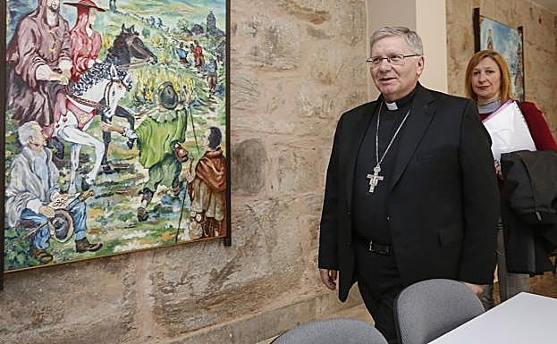 Imagen del obispo de Astorga.