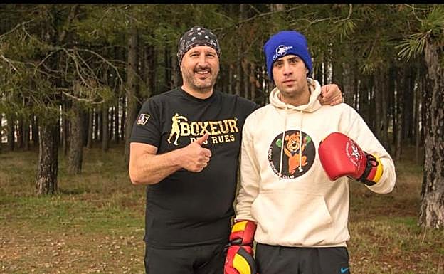 Imagen del boxeador leonés Rubén Álvarez.