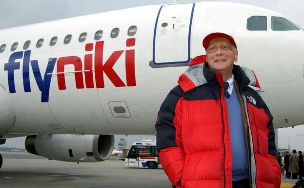 Niki Lauda, de piloto a presidente de una compañía aérea