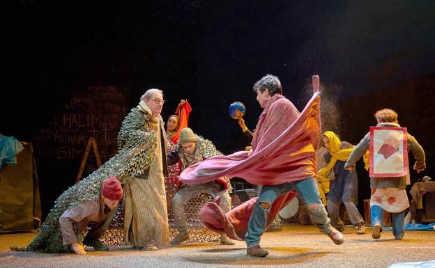 Una de las escenas de esta obra de teatro.