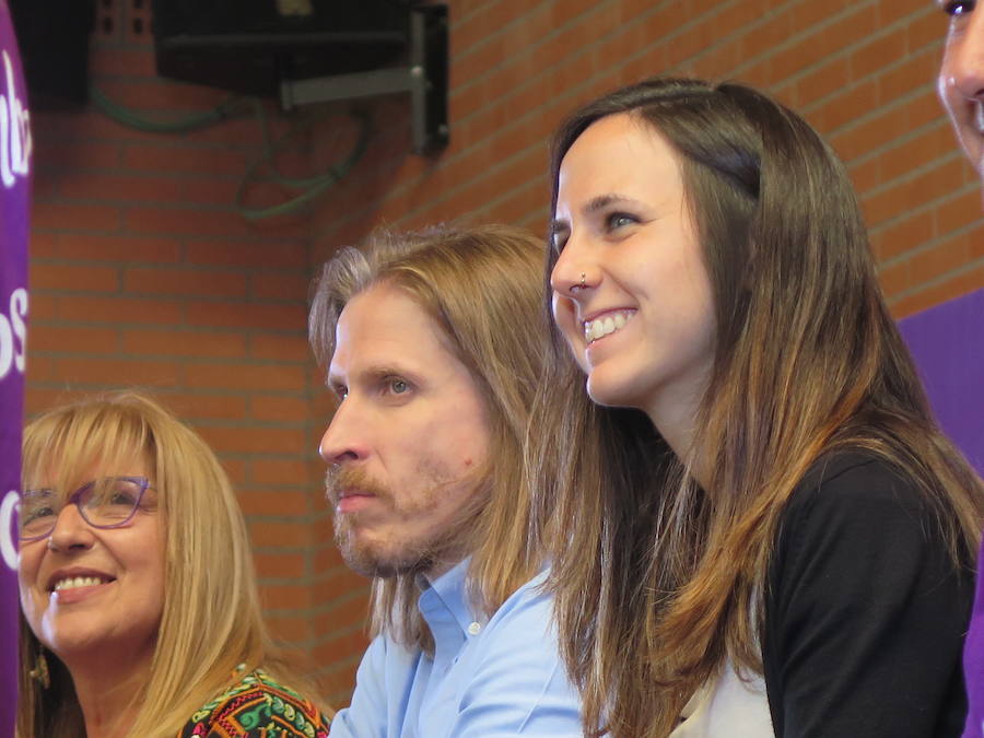 Fotos: Mitin de Podemos con Ione Belarra en el Pabellón La Torre