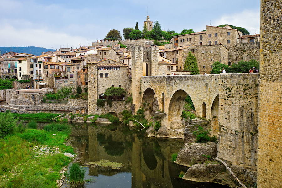 Besalú en la provincia de Girona, en Cataluña
