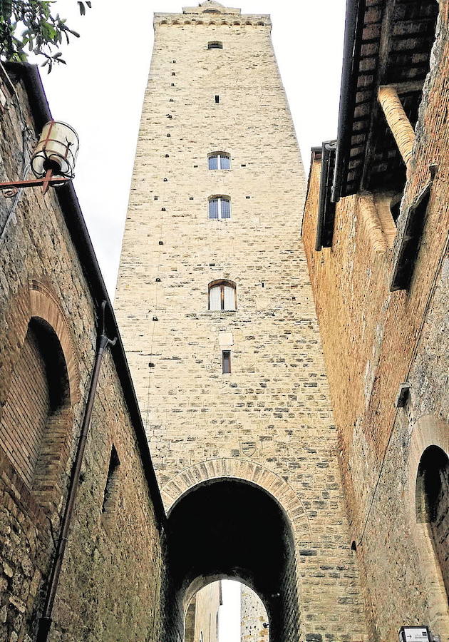 San Gimignano en la Toscana de Italia