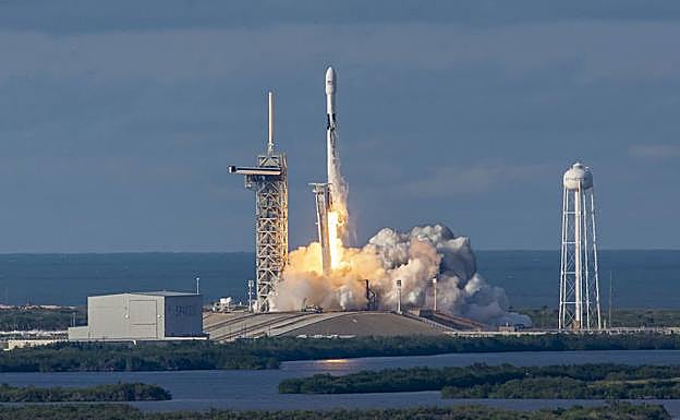 Una de las imágenes del lanzamiento.