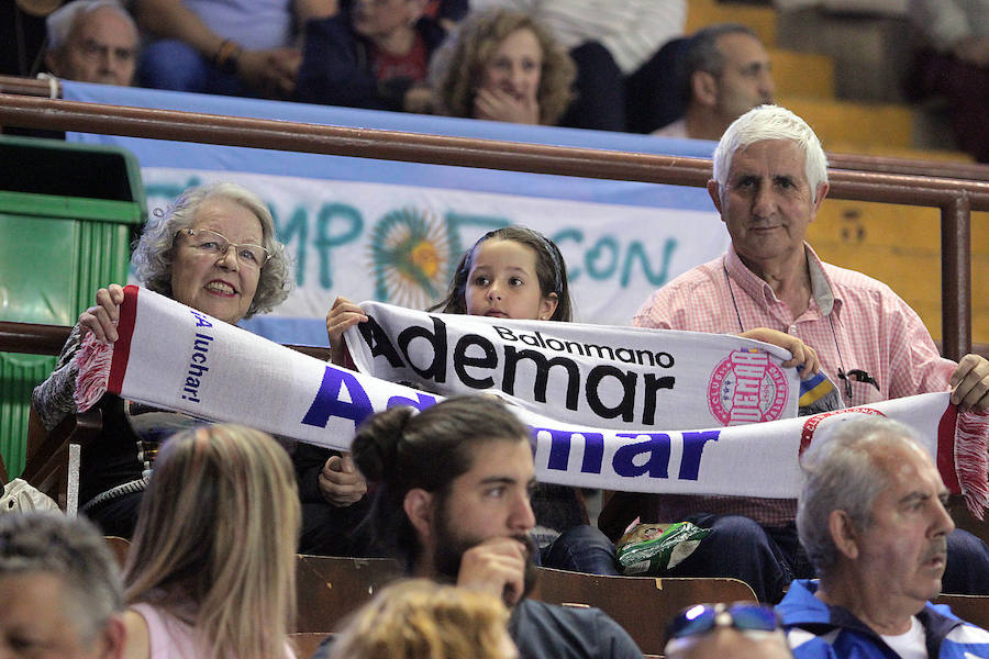 Partido correspondiente a la última jornada de la Liga Asobal 2018/19 entre el Abanca Ademar y el Quabit Guadalajara disputado en el Palacio de los Deportes de León