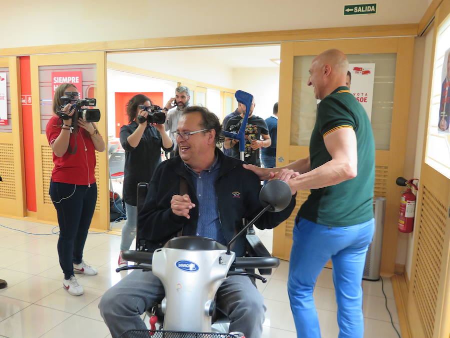 Fotos: Noche electoral en el PSOE de León