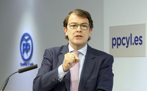 Fernández Mañueco, candidato a la Presidencia de la Junta por el PP.