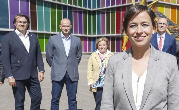 Gemma Villarroel, durante la campaña electoral.