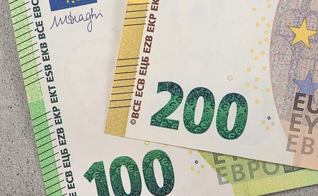 Imagen de los nuevos billetes de 100 y 200 euros.