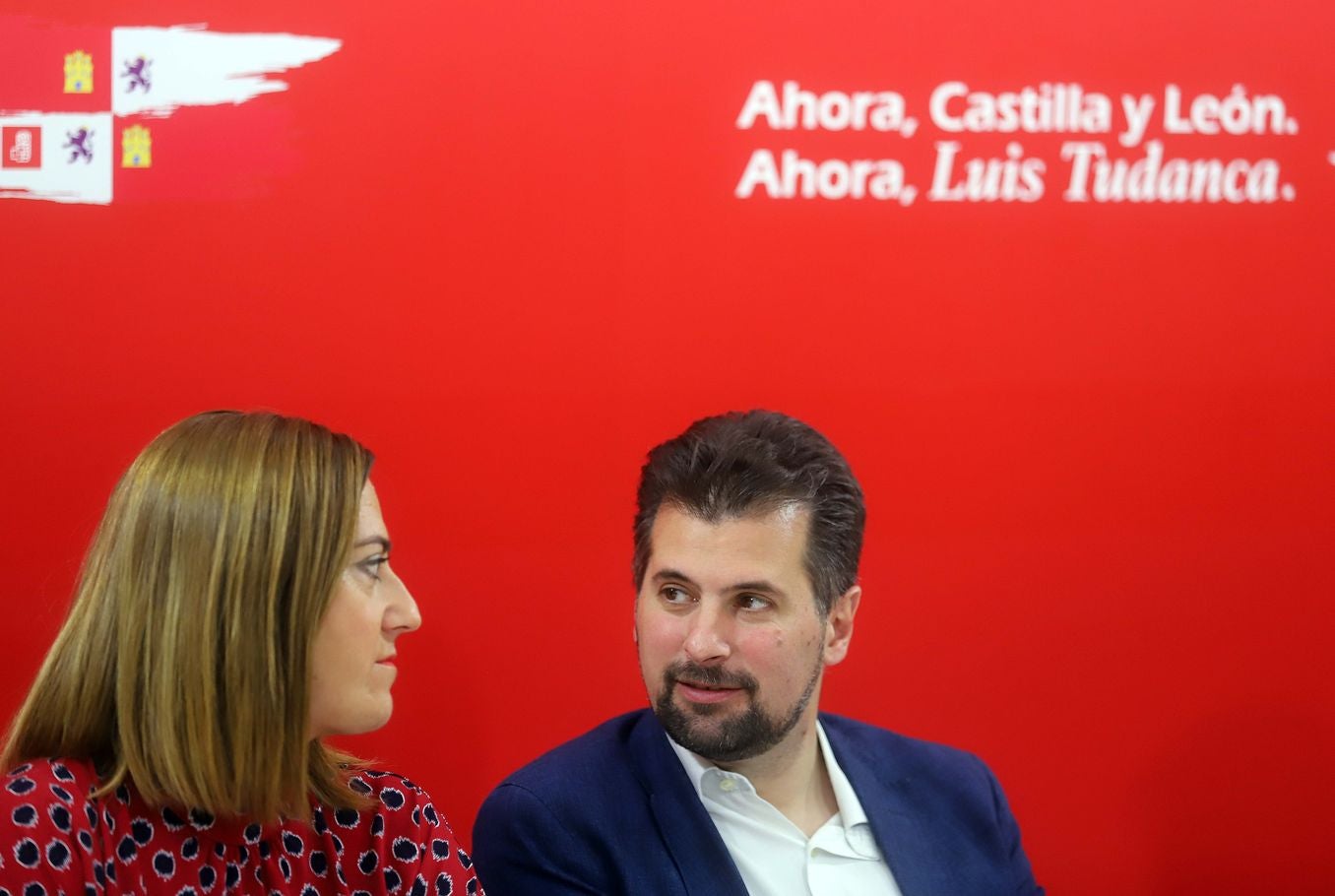 El candidato del PSOE a la Presidencia de la Junta de Castilla y León, Luis Tudanca, comparece ante los medios tras presidir el Plenario de la Comisión Ejecutiva Autonómica (CEA) del PSOE de Castilla y León