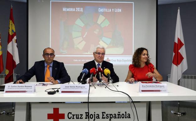 Carlos Santos, José Varela y Eva Fernández. :: 