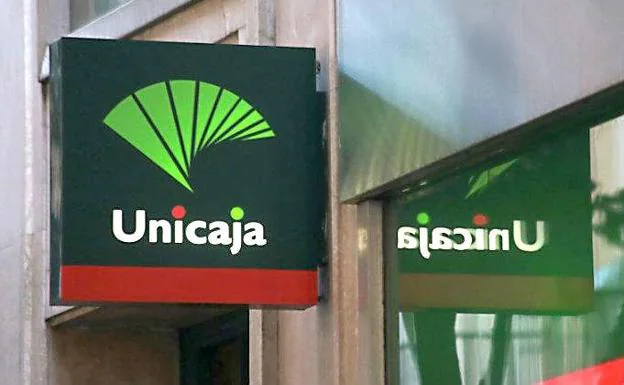 Imagen de una sucursal de Unicaja Banco.