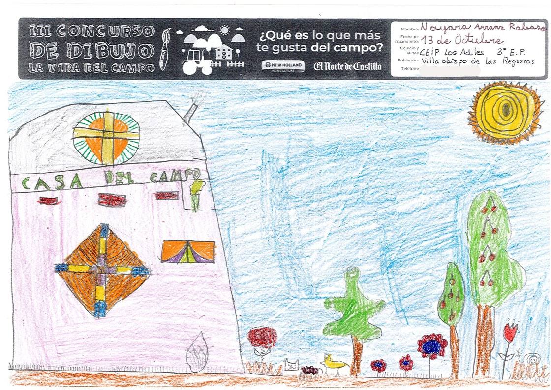 Fotos: Trabajos de 3º de Primaria en la modalidad de dibujo del III Concurso de Dibujo y Cómic &#039;La vida del campo&#039;