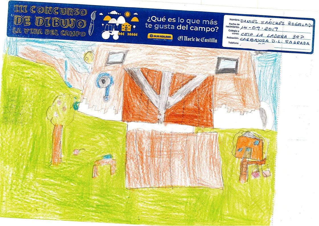 Fotos: Trabajos de 3º de Primaria en la modalidad de dibujo del III Concurso de Dibujo y Cómic &#039;La vida del campo&#039;