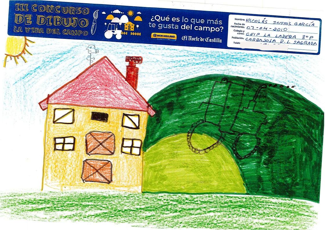 Fotos: Trabajos de 3º de Primaria en la modalidad de dibujo del III Concurso de Dibujo y Cómic &#039;La vida del campo&#039;