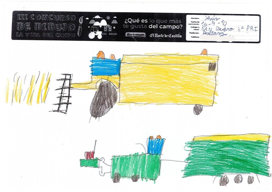 Fotos: Trabajos de 3º de Primaria en la modalidad de dibujo del III Concurso de Dibujo y Cómic &#039;La vida del campo&#039;