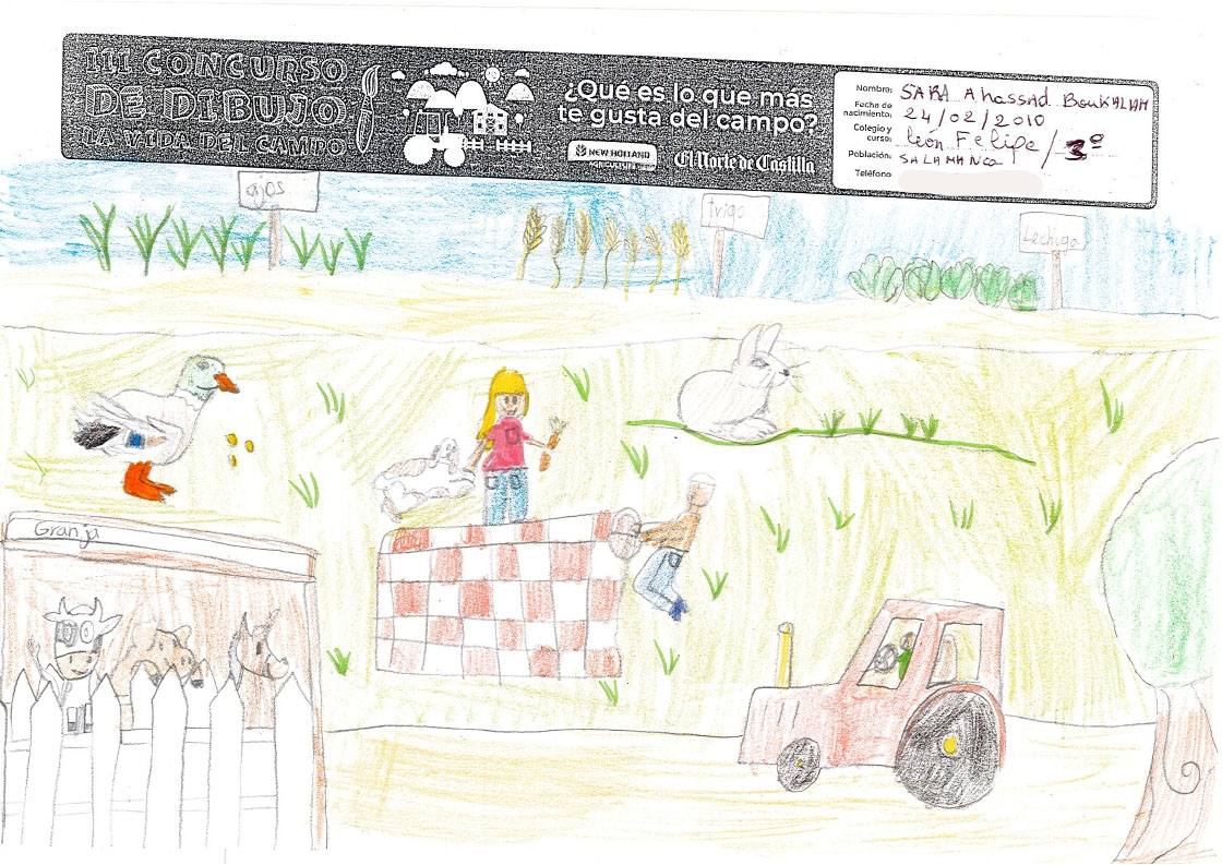 Fotos: Trabajos de 3º de Primaria en la modalidad de dibujo del III Concurso de Dibujo y Cómic &#039;La vida del campo&#039;