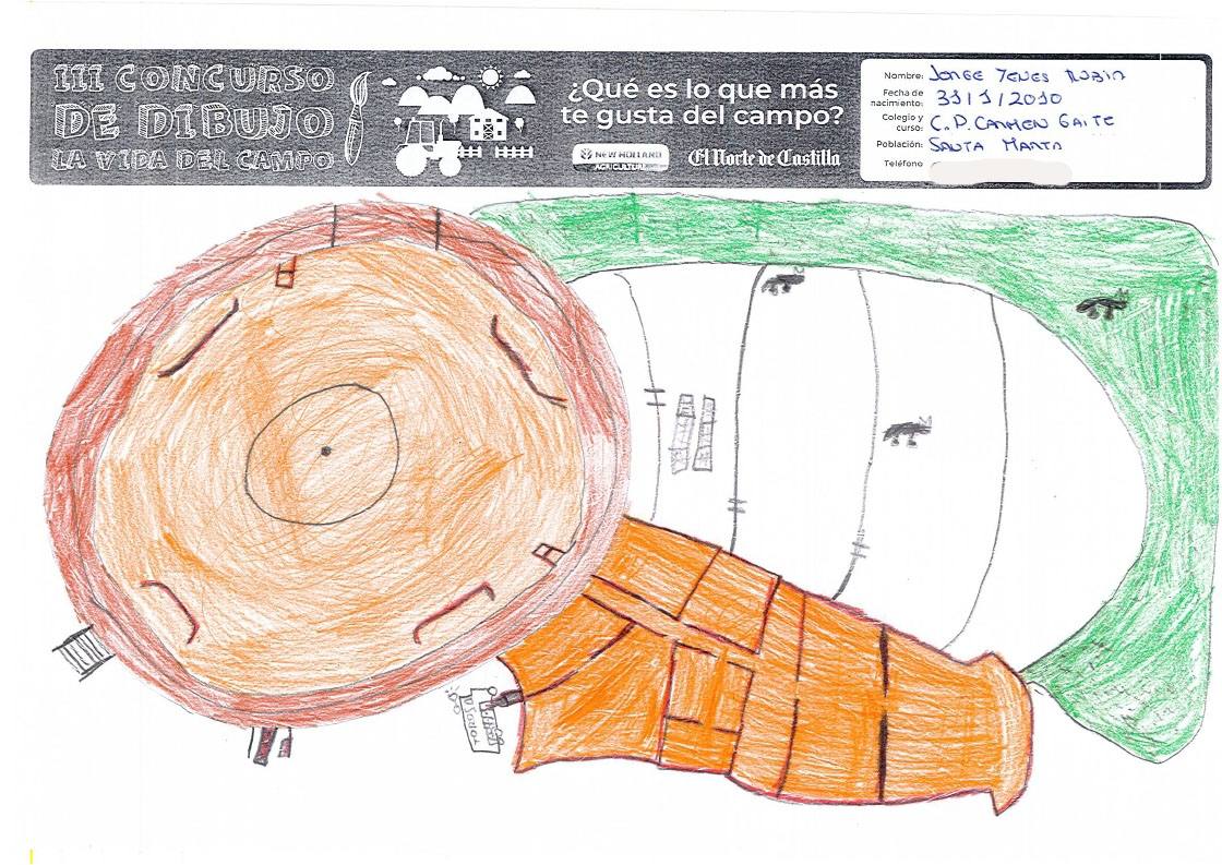 Fotos: Trabajos de 3º de Primaria en la modalidad de dibujo del III Concurso de Dibujo y Cómic &#039;La vida del campo&#039;