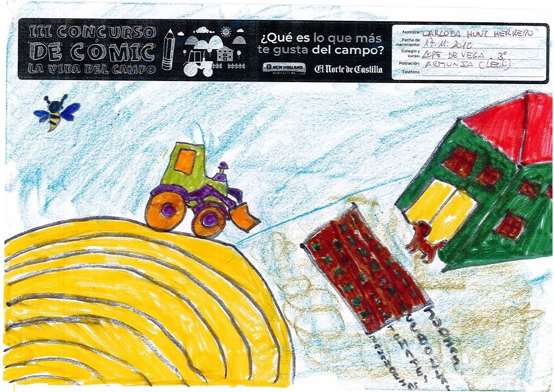 Fotos: Trabajos de 3º de Primaria en la modalidad de dibujo del III Concurso de Dibujo y Cómic &#039;La vida del campo&#039;