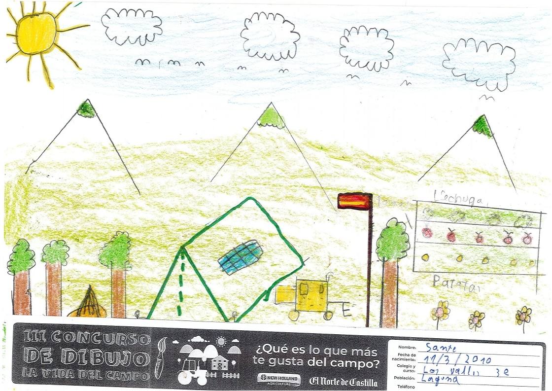 Fotos: Trabajos de 3º de Primaria en la modalidad de dibujo del III Concurso de Dibujo y Cómic &#039;La vida del campo&#039;