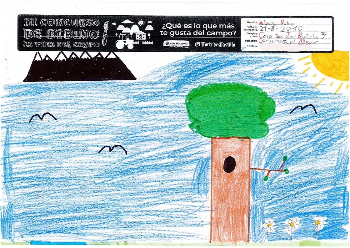 Fotos: Trabajos de 3º de Primaria en la modalidad de dibujo del III Concurso de Dibujo y Cómic &#039;La vida del campo&#039;