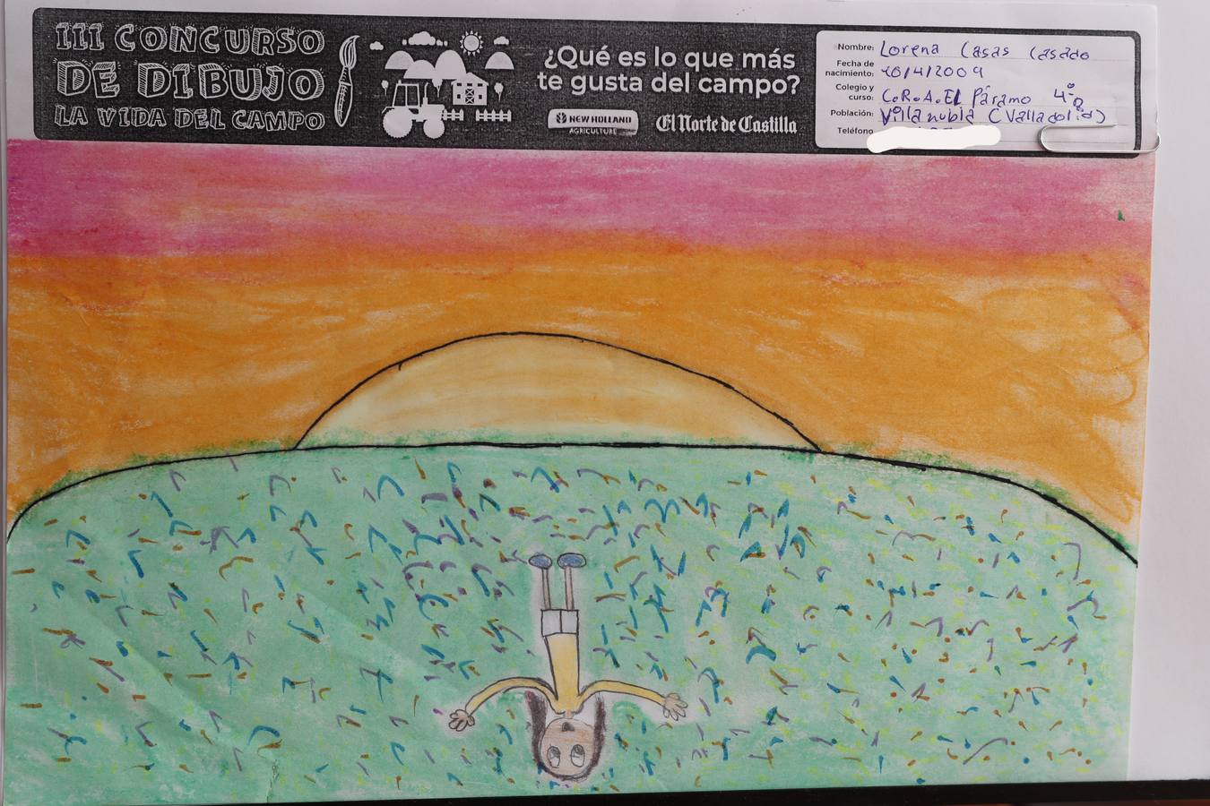 Fotos: Trabajos de 4º de Primaria en la modalidad de dibujo del III Concurso de Dibujo y Cómic &#039;La vida del campo&#039;