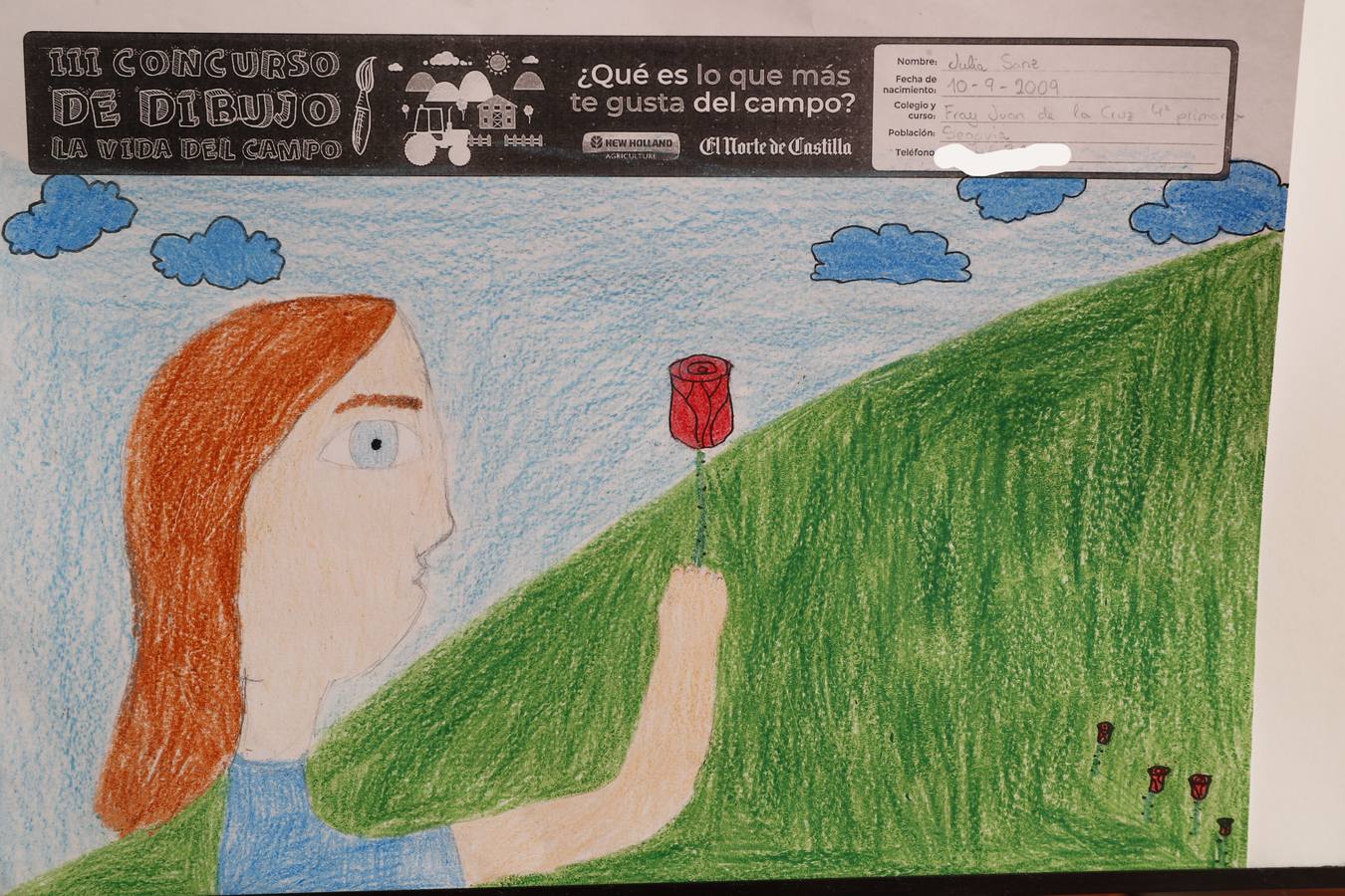 Fotos: Trabajos de 4º de Primaria en la modalidad de dibujo del III Concurso de Dibujo y Cómic &#039;La vida del campo&#039;