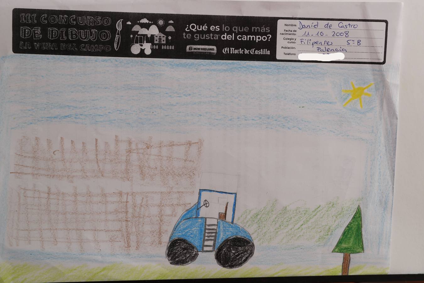 Fotos: Trabajos de 5º de Primaria en la modalidad de dibujo del III Concurso de Dibujo y Cómic &#039;La vida del campo&#039;