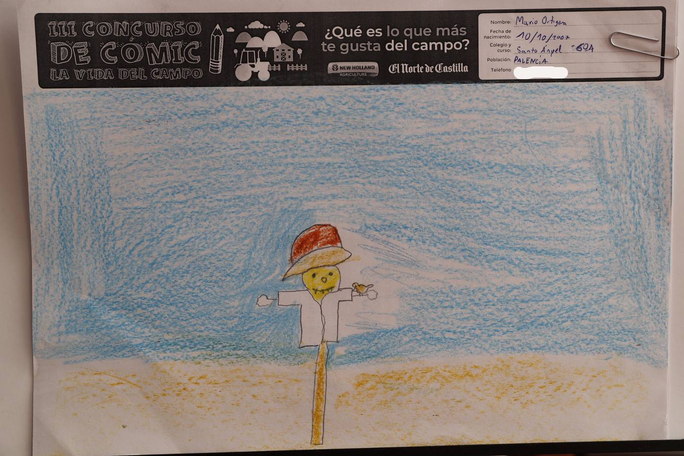 Fotos: Trabajos de 6º de Primaria en la modalidad de dibujo del III Concurso de Dibujo y Cómic &#039;La vida del campo&#039;