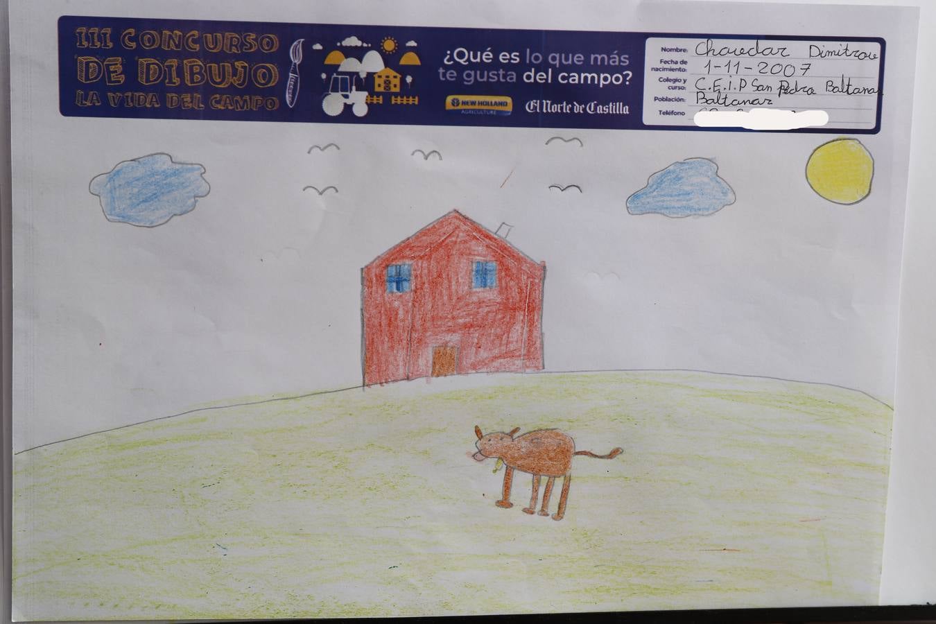 Fotos: Trabajos de 6º de Primaria en la modalidad de dibujo del III Concurso de Dibujo y Cómic &#039;La vida del campo&#039;