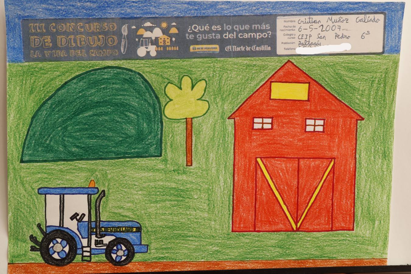 Fotos: Trabajos de 6º de Primaria en la modalidad de dibujo del III Concurso de Dibujo y Cómic &#039;La vida del campo&#039;