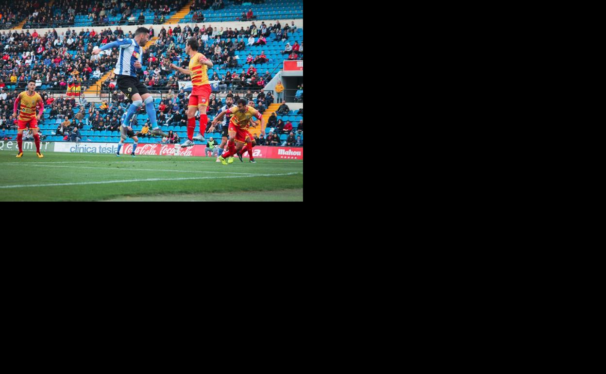 Benja Martínez, delantero del Hércules.