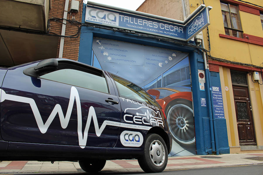 Talleres Cecar nace en 2018 con mucha ilusión y motivación con el fin de traer a León algo más que un taller. Su filosofía parte de la unión entre la tecnología del automóvil y su estética, siempre dentro de un gran grupo como es la red de talleres CGA.