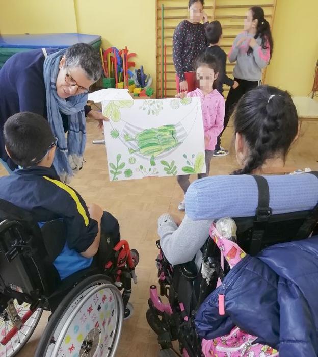 IMágenes de la actividad desarrollada en el CEIP San Isidoro.