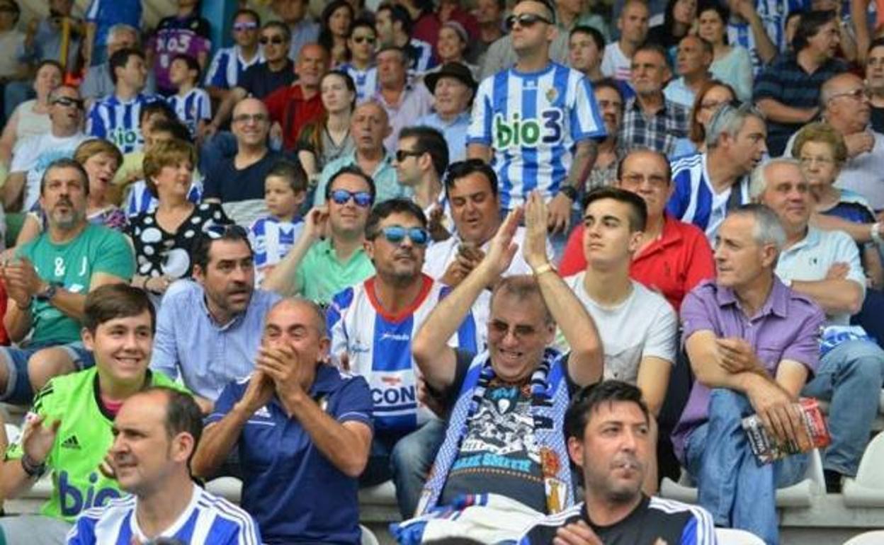 Aficionados de la Ponferradina.