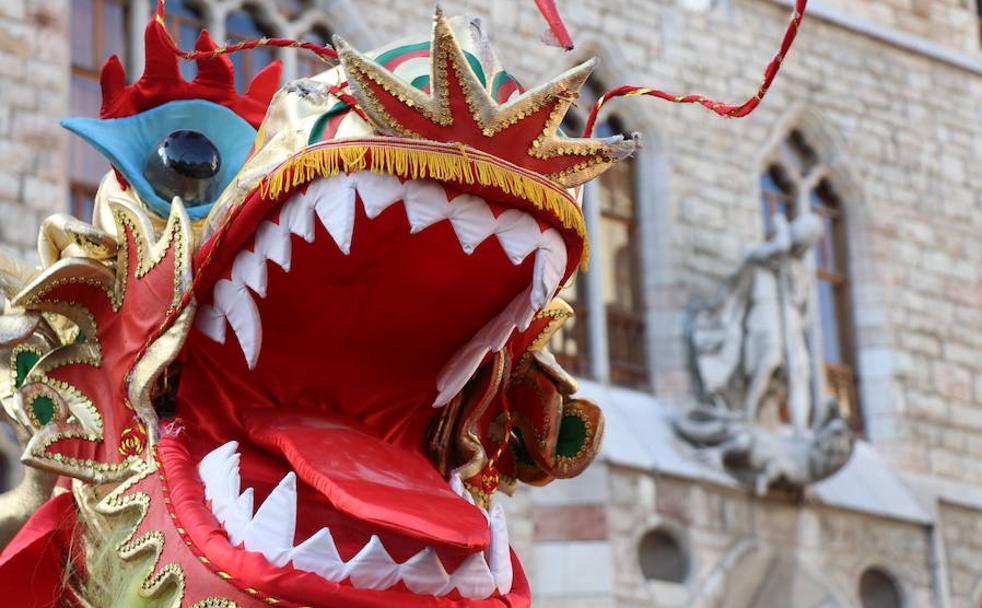 Imagen del desfile celebrado en León.