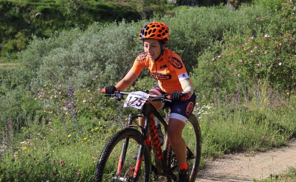 Una de las participantes en la prueba.