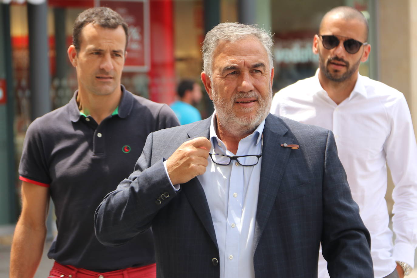 Recepción de la Ponferradina en la Diputación de León tras su ascenso a Segunda División