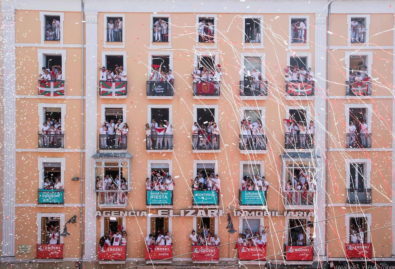 Fotos: El chupinazo de los Sanfermines 2019, en imágenes